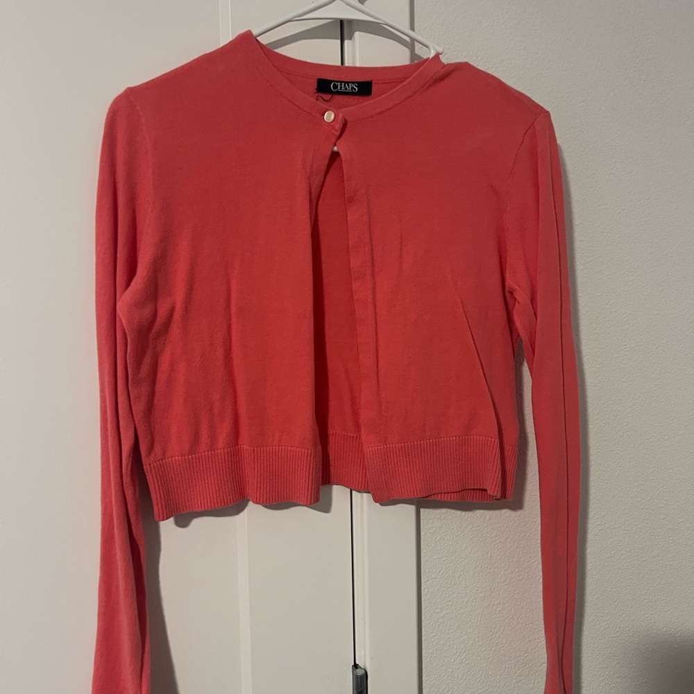 Chaps Women's Coral Button Down Shirt